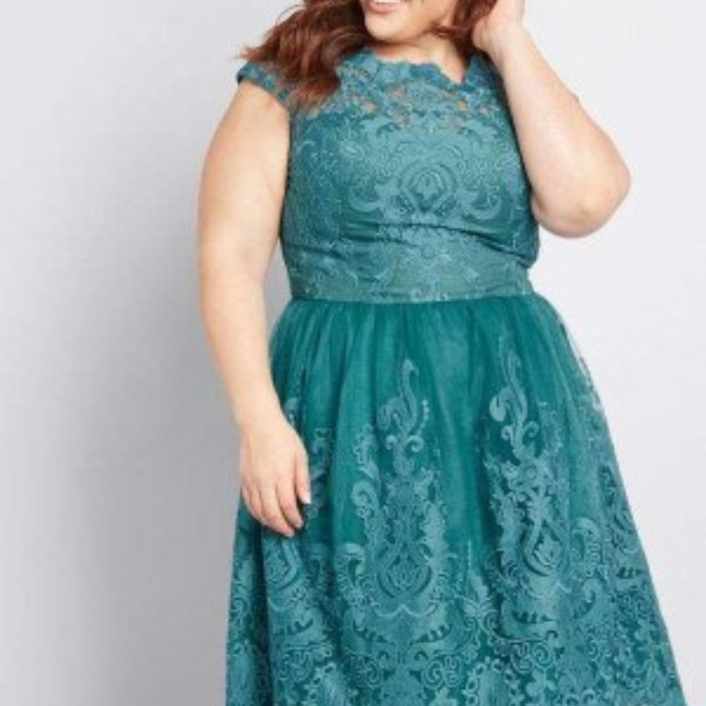 NWT Exquisite Elegrance/"Laurel" (teal) Sz 12 (10)